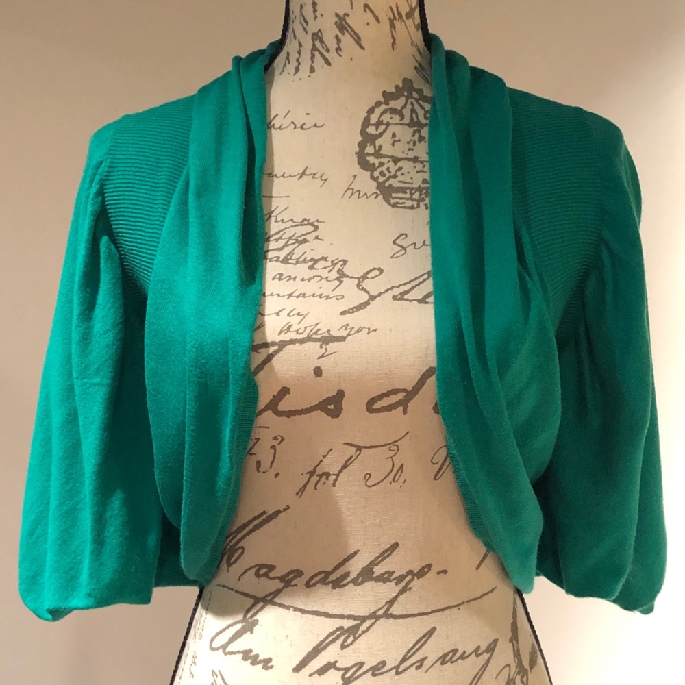 BCBGMaxAzria Cocoon Shrug